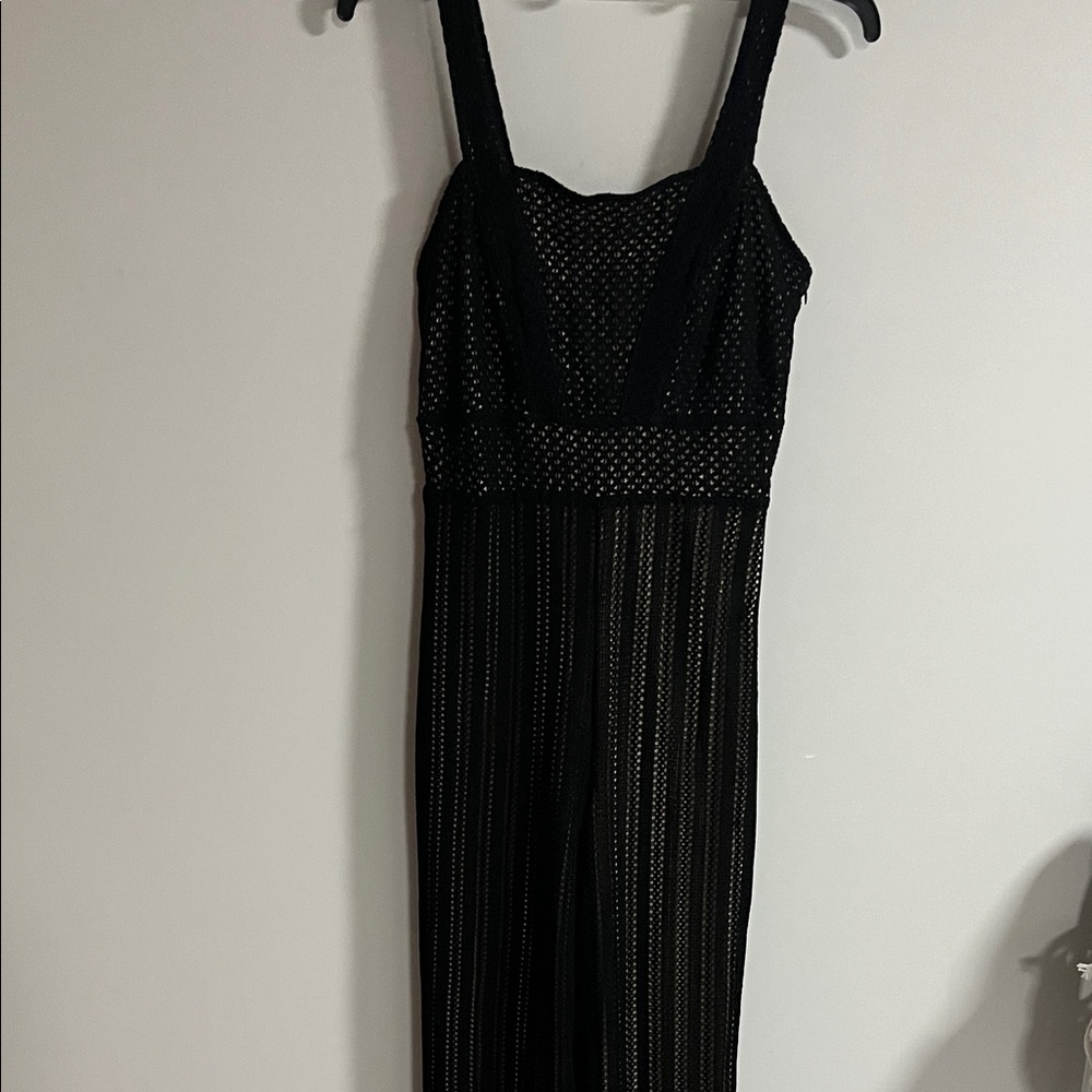 VENUS Black Sleeveless Jumpsuit